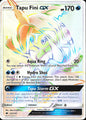 Tapu Fini GX 152/147 Burning Shadows Rainbow Rare Pokemon Holo Near Mint