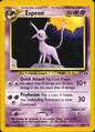 Espeon 20/75 Rare Neo Discovery Pokemon Moderately Played