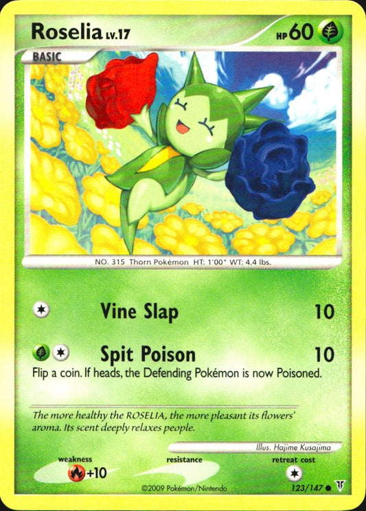 Roselia 123/147 Supreme Victors Common Pokemon Near Mint