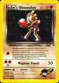Rocket's Hitmonchan 11/132 Holo Rare Gym Heroes Pokemon Lightly Played