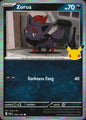 Zorua 095/128 ME: 30th Celebration Common Pokemon Holo Near Mint