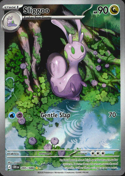 Sliggoo 095/086 Chaos Rising Holo Illustration Rare Pokemon Near Mint