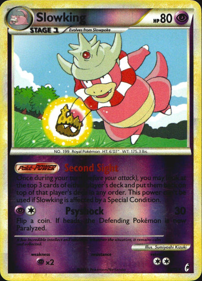 Slowking 32/95 Call of Legends Rare Pokemon Reverse Holo Near Mint