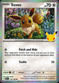 Eevee 116/128 ME: 30th Celebration Holo Common Pokemon Near Mint