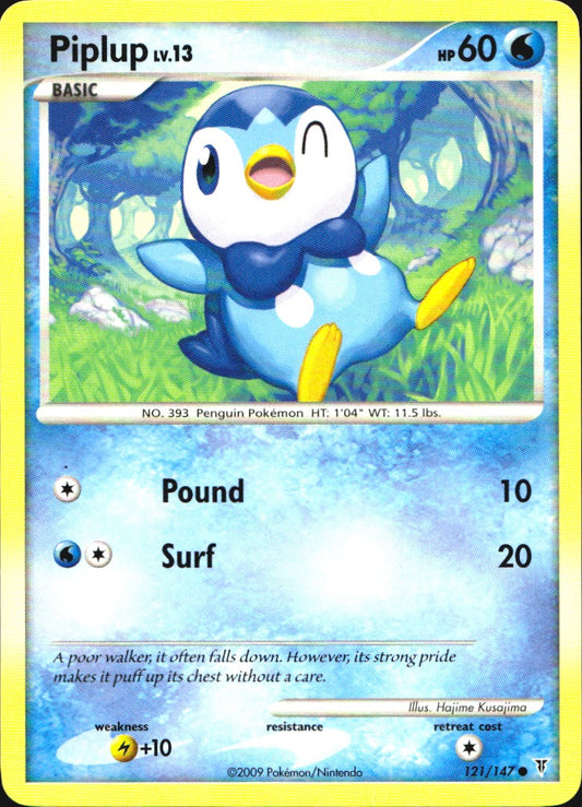 Piplup 121/147 Supreme Victors Common Pokemon Near Mint