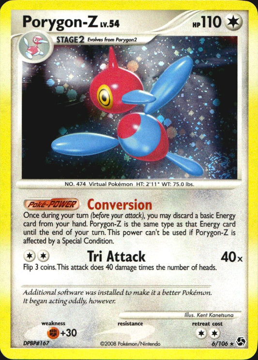 Porygon-Z 6/106 Great Encounters Holo Rare Pokemon Near Mint