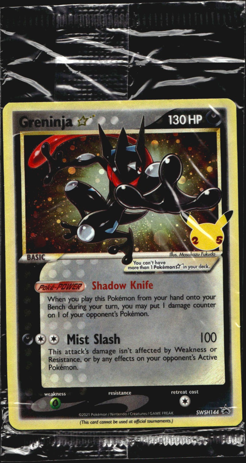 Greninja Star SWSH144 Holo Promo Sword & Shield Promo Sealed