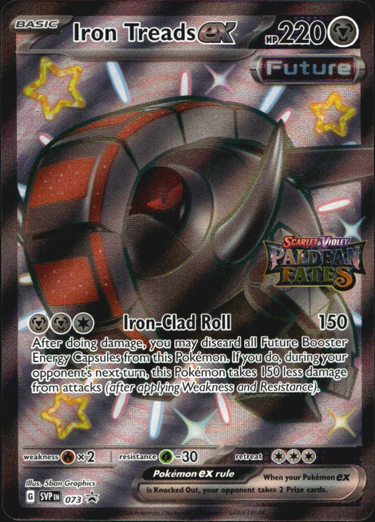 Iron Treads ex Stamped 073 Miscellaneous Cards & Products Holo Pokemon NM