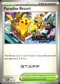 Paradise Resort STAFF 150 Scarlet & Violet Promo Pokemon NM