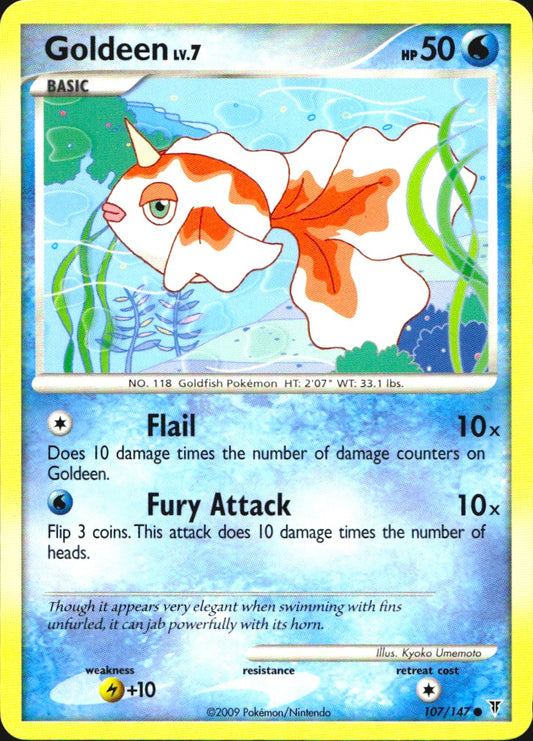 Goldeen 107/147 Supreme Victors Common Pokemon Near Mint