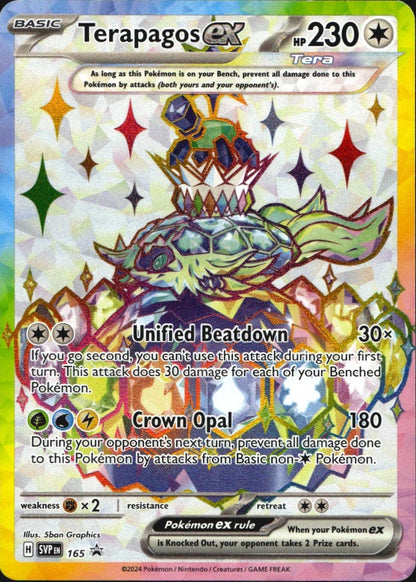 Terapagos ex 165 Scarlet & Violet Promo Holo Promo Pokemon Near Mint