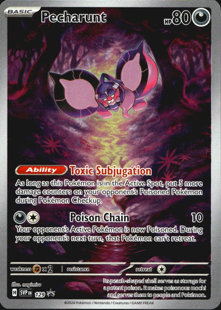 Pecharunt 129 Scarlet & Violet Promo Holo Promo Pokemon Near Mint