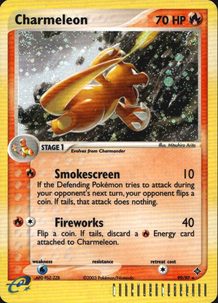 Charmeleon 99/97 Secret Rare Dragon Pokemon Near Mint