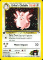 Erika's Clefable 3/132 Rare Gym Heroes Pokemon 1st Edition Holo Near Mint