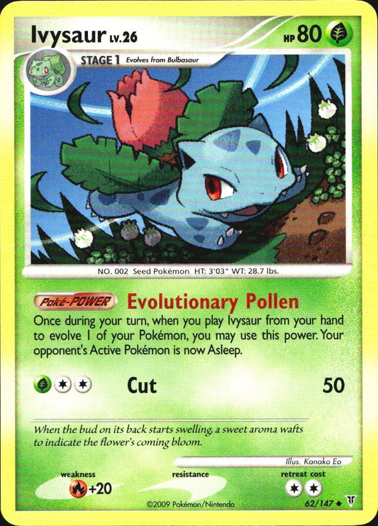 Ivysaur 62/147 Supreme Victors Uncommon Pokemon Near Mint