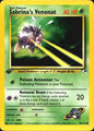Sabrina's Venonat 96/132 Gym Heroes Common Pokemon 1st Edition Near Mint