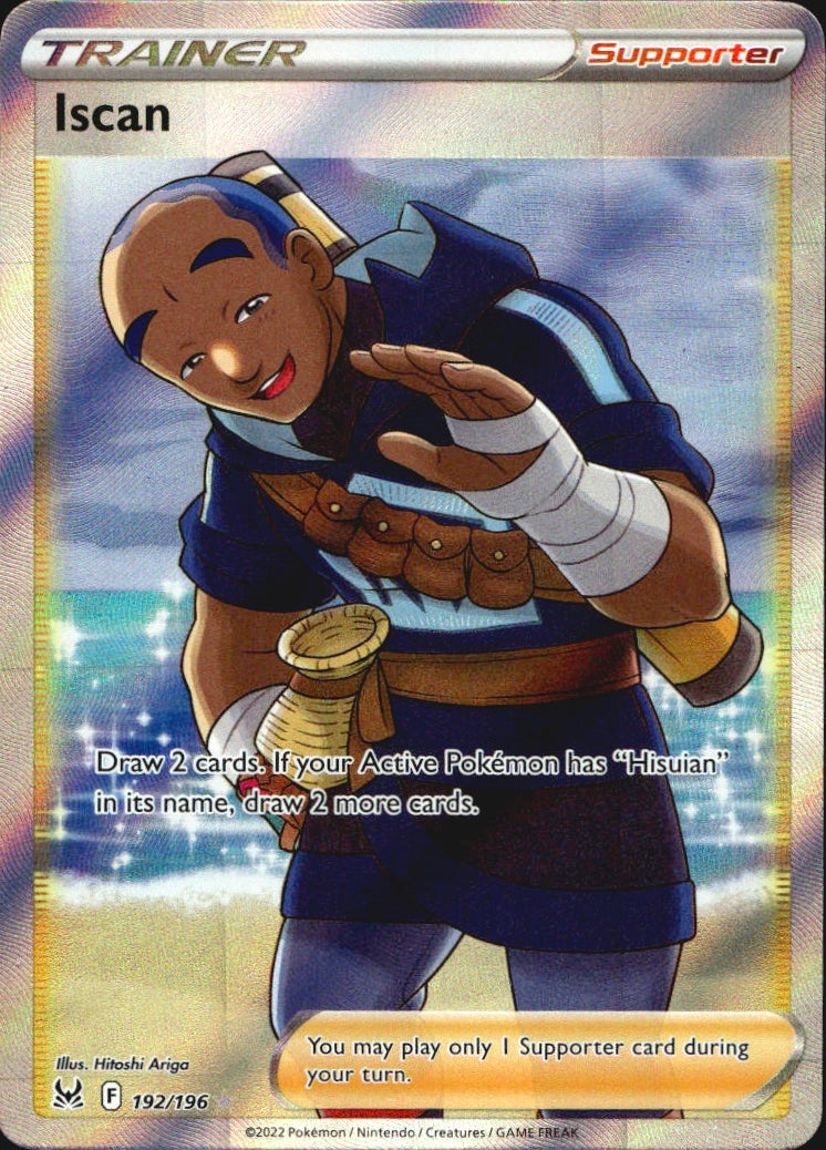 Iscan 192/196 Lost Origin Ultra Rare Pokemon Holo Near Mint