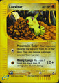 Larvitar 89/147 Common Aquapolis Pokemon Reverse Holo Damaged