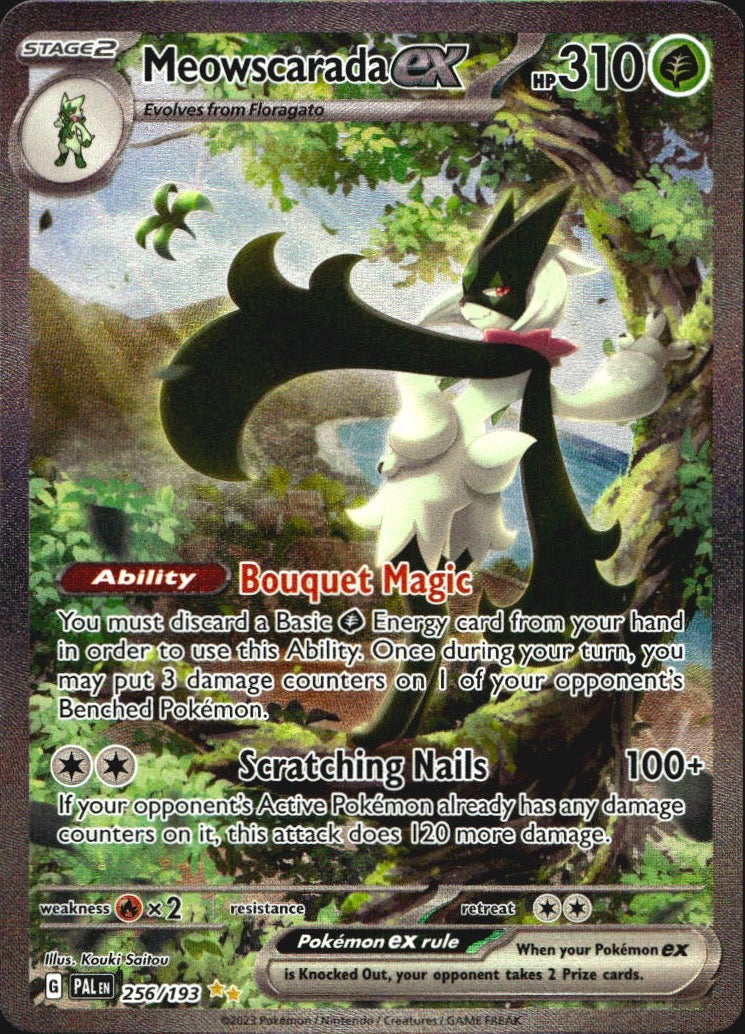 Meowscarada ex 256/193 Paldea Evolved Special Illustration Rare Pokemon Holo NM