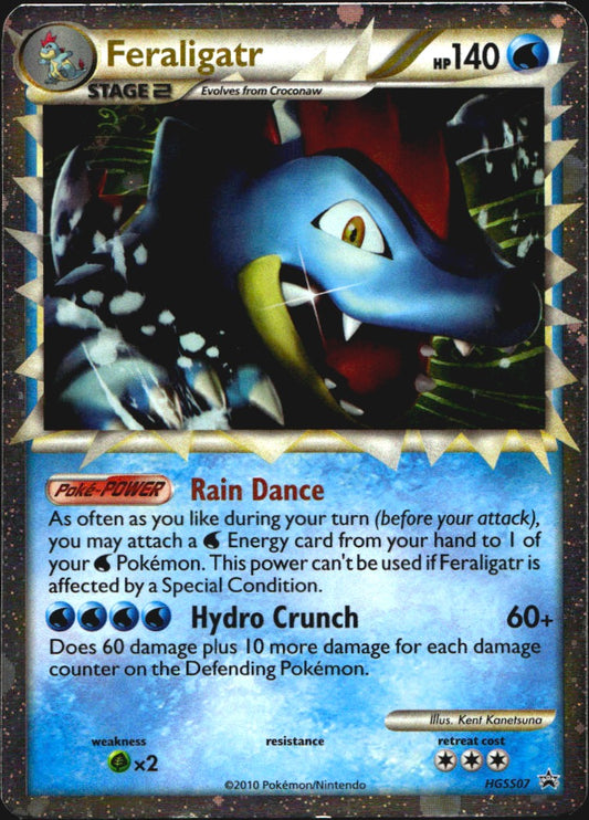 Feraligatr (Prime) HGSS07 HGSS Promos Holo Promo Pokemon Lightly Played