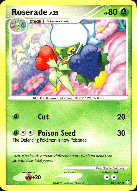 Roserade 81/147 Supreme Victors Uncommon Pokemon Near Mint