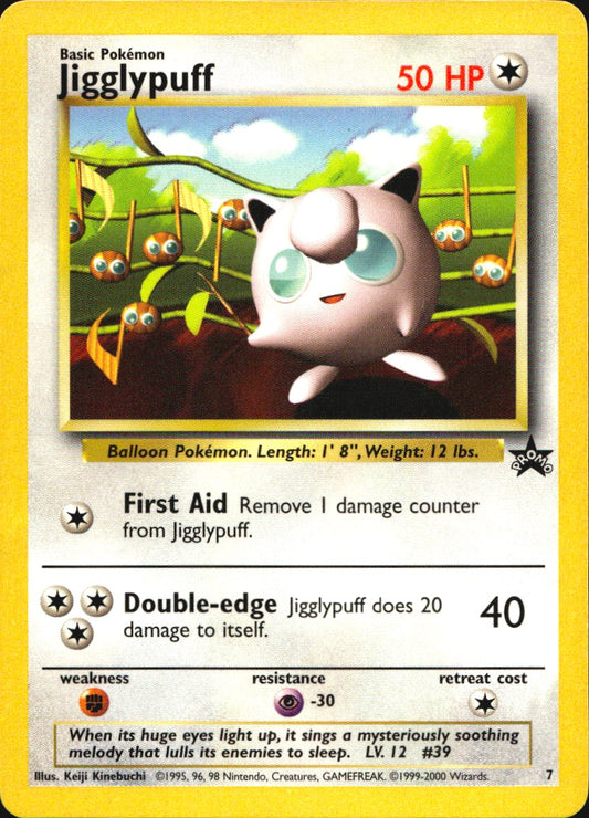 Jigglypuff 7 Wizards Black Star Promos Promo Pokemon Near Mint