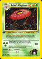 Erika's Vileplume 5/132 Rare Gym Heroes Pokemon 1st Edition Holo Near Mint