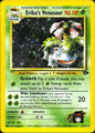 Erika's Venusaur 4/132 Holo Rare Gym Challenge Pokemon Lightly Played