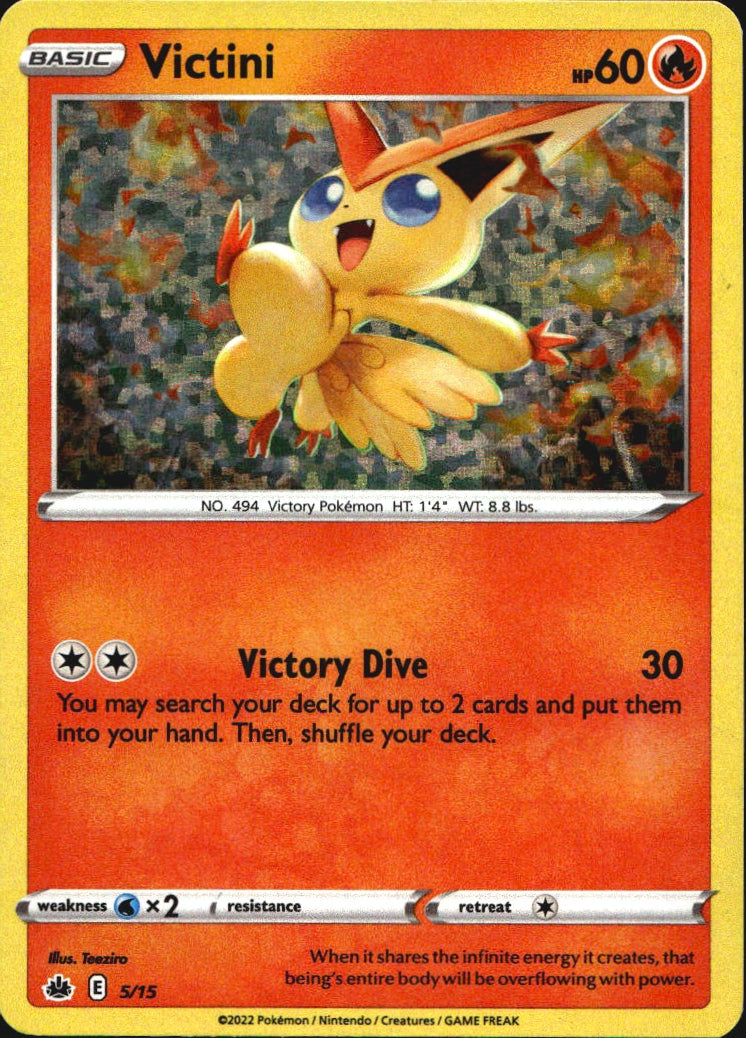 Victini 005/015 McDonald's Promos 2022 Holo Promo Pokemon Near Mint