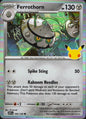 Ferrothorn 104/128 ME: 30th Celebration Pokemon Holo Near Mint