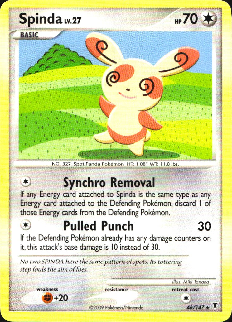 Spinda 46/147 Supreme Victors Rare Pokemon Near Mint