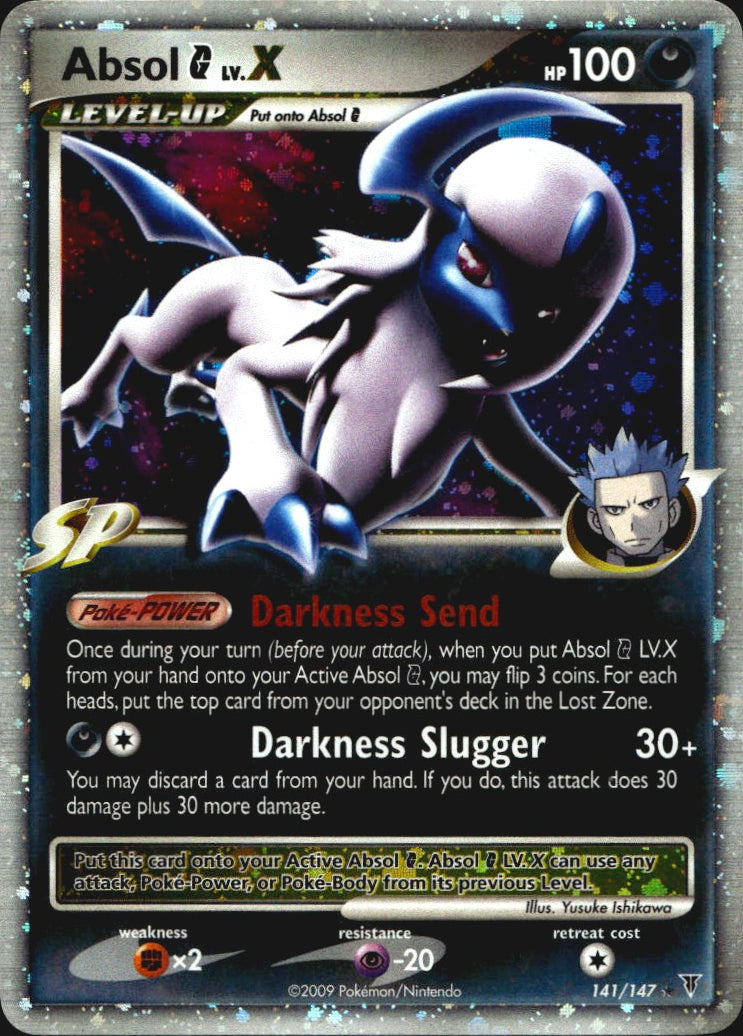 Absol G LV.X 141/147 Supreme Victors Holo LV.X Rare Pokemon Near Mint