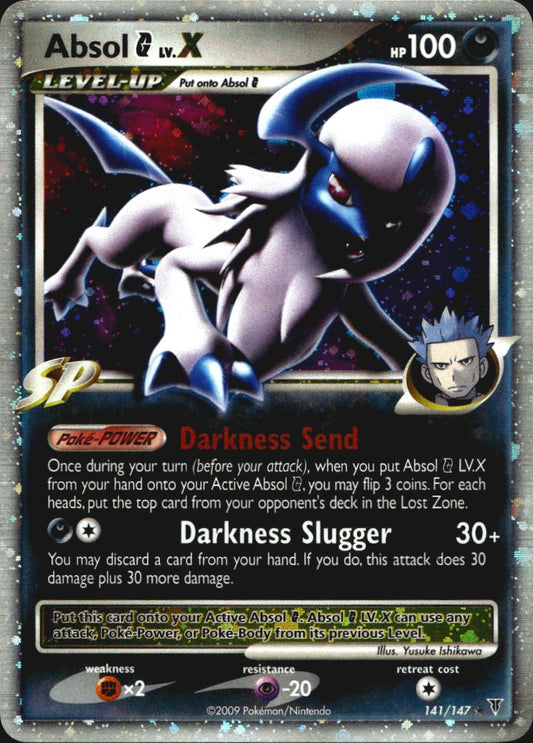 Absol G LV.X 141/147 Supreme Victors Holo LV.X Rare Pokemon Near Mint