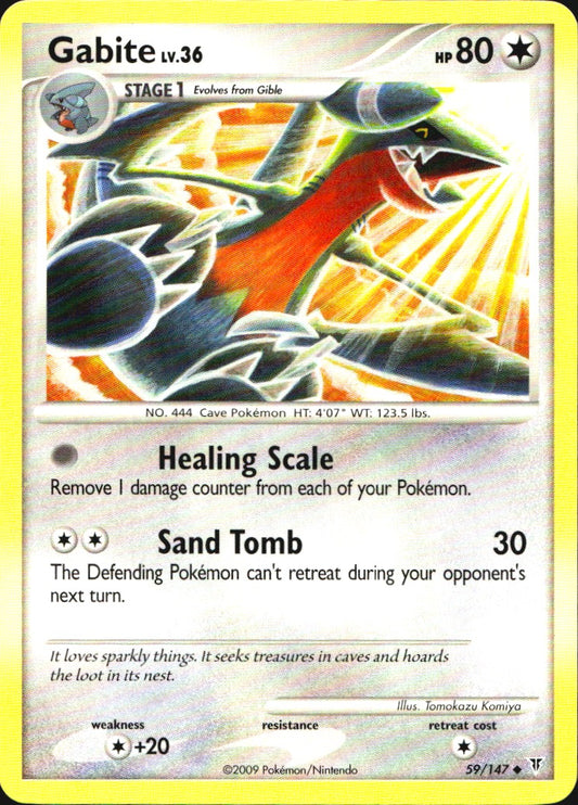 Gabite 59/147 Supreme Victors Uncommon Pokemon Near Mint