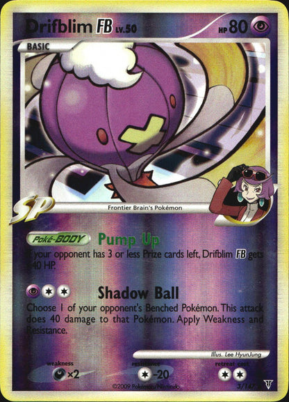 Drifblim FB 3/147 Supreme Victors Rare Pokemon Reverse Holo Near Mint