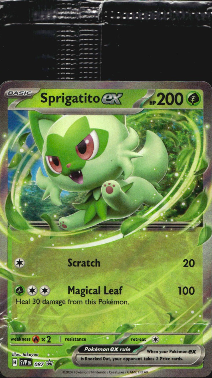 Sprigatito ex 087 Holo Promo Scarlet & Violet Promo Pokemon Holo Sealed