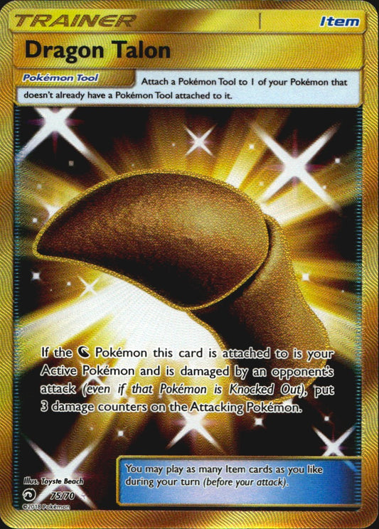 Dragon Talon 75/70 Dragon Majesty Secret Rare Pokemon Holo Near Mint