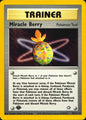 Miracle Berry 94/111 Uncommon Neo Genesis Pokemon 1st Edition Near Mint