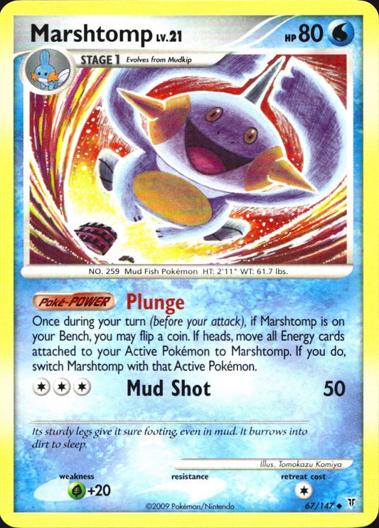 Marshtomp 67/147 Supreme Victors Uncommon Pokemon Near Mint