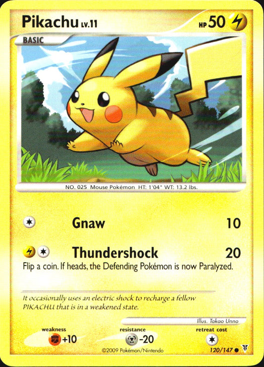 Pikachu 120/147 Supreme Victors Common Pokemon Near Mint