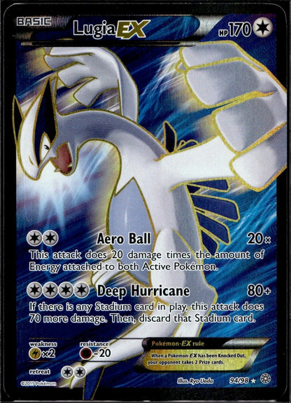 Pokemon Lugia ex 94/98 X&Y Ancient Origins Light Play Condition