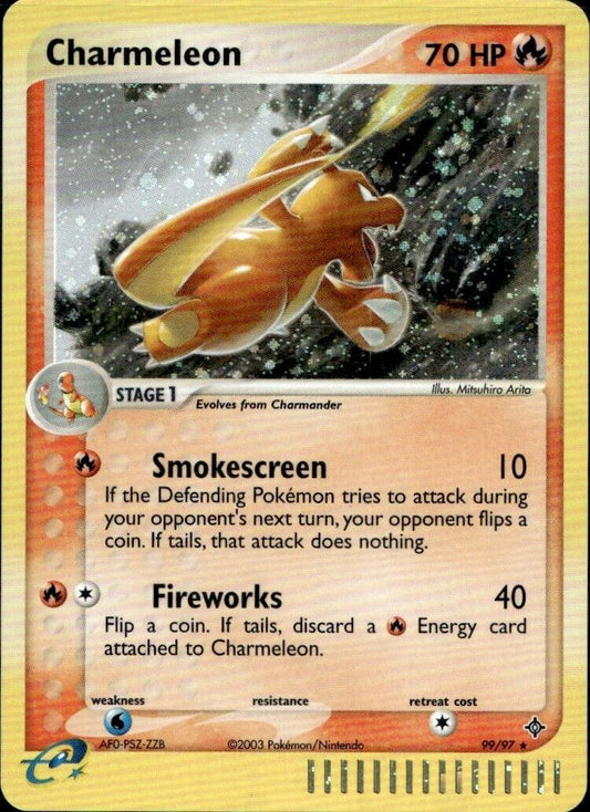 Pokemon Charmeleon 99/97 ex Dragon Secret Rare Near Mint Condition