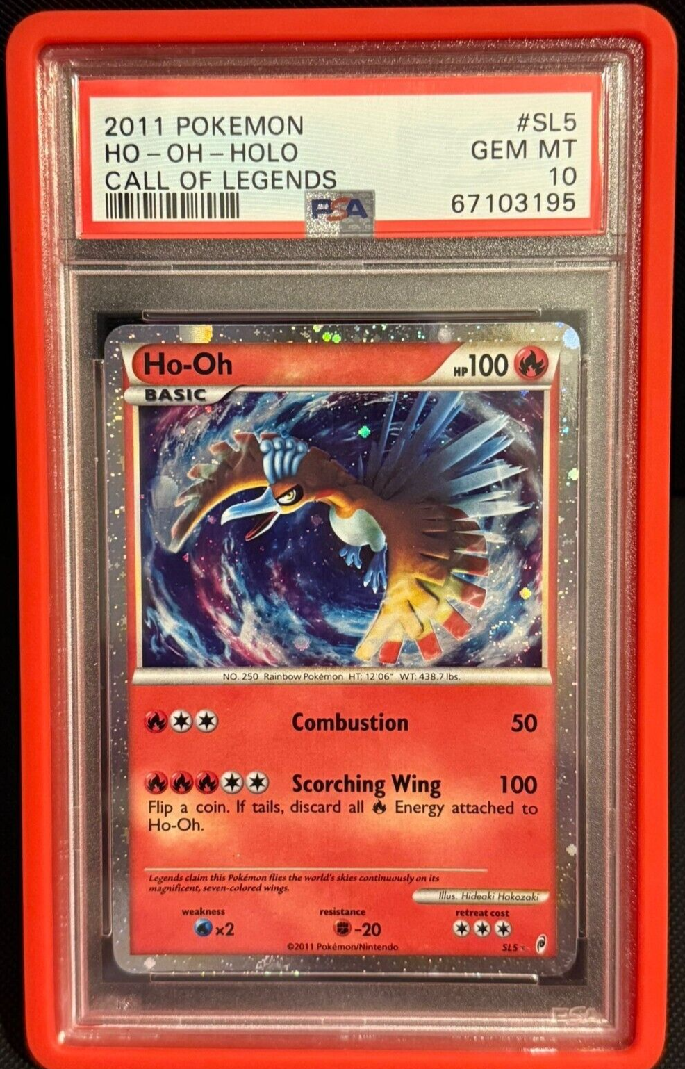 Pokemon Ho-oh SL5 Call of Legends PSA 10 GEM MINT POP 26 HWBIN1