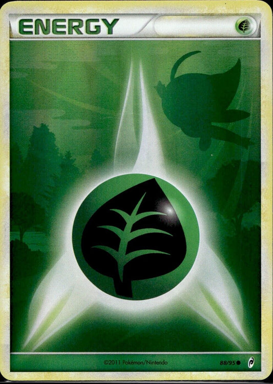 Pokemon Grass Energy Celebi Reverse Holo Call of Legends Near Mint Condition