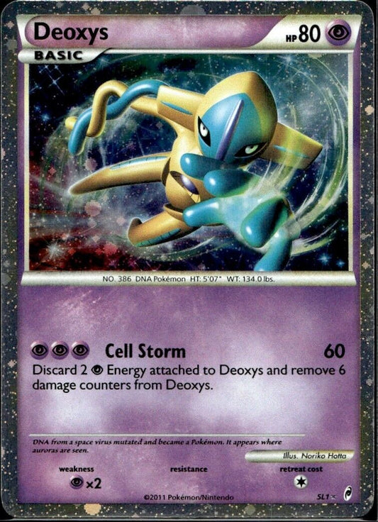 Pokemon Deoxys SL1 Call of Legends Light Play Condition
