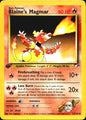 Blaine's Magmar 37/132 Gym Heroes Uncommon Pokemon 1st Edition Near Mint