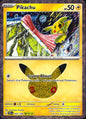 Pikachu 032/128 ME: 30th Celebration Holo Pikachu Rare Pokemon Near Mint