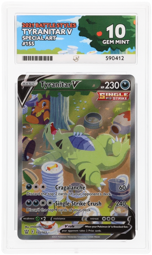 Tyranitar V 155/163 SWSH Battle Styles ACE 10