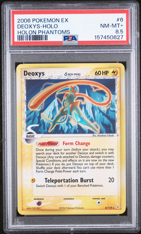Deoxys Holo 6/110 Holon Phantoms Pokemon PSA 8.5
