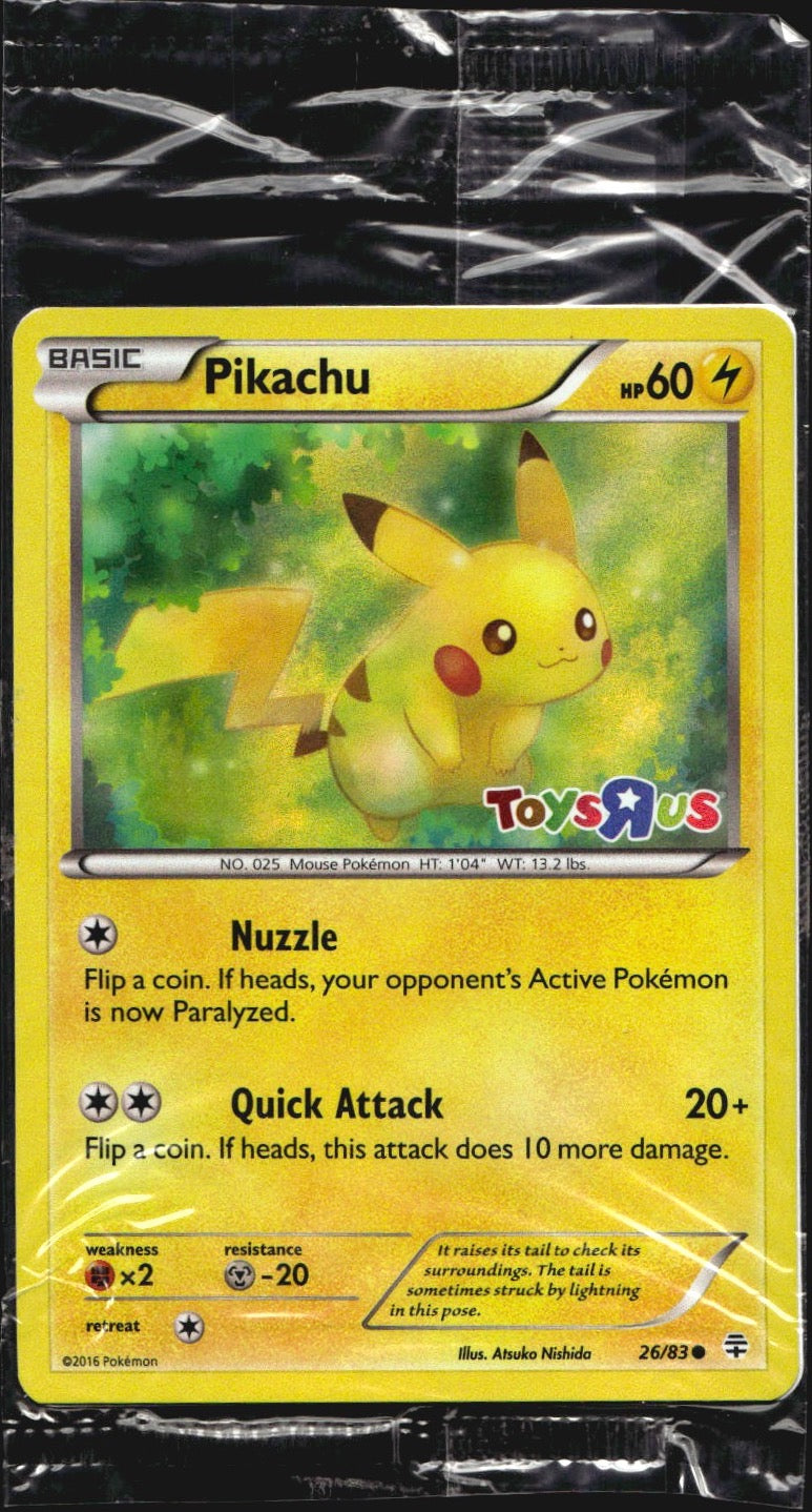 Pikachu 26/83 Toys R Us Sealed Promo